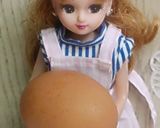 リカちゃん♡たまごとバジルのフワッと焼き作り方3写真