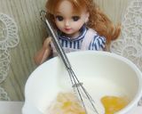 リカちゃん♡たまごとバジルのフワッと焼き作り方6写真