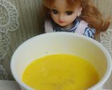 リカちゃん♡たまごとバジルのフワッと焼き作り方8写真