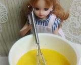 リカちゃん♡たまごとバジルのフワッと焼き作り方7写真