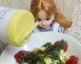リカちゃん♡たまごとバジルのフワッと焼き作り方21写真