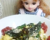 リカちゃん♡たまごとバジルのフワッと焼き作り方22写真
