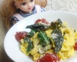 リカちゃん♡たまごとバジルのフワッと焼き作り方27写真