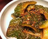 じっくり炒めたゴーヤのお味噌汁作り方4写真