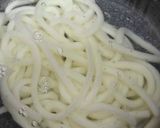 明太釜玉うどん風作り方2写真