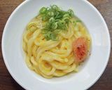 明太釜玉うどん風作り方4写真