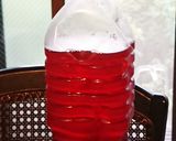 青紫蘇ジュウスで金木犀酒入り琥珀色ゼリー作り方2写真