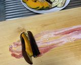 なすとかぼちゃの豚肉巻き作り方3写真