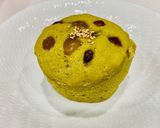レンジで簡単☆甘納豆入の抹茶蒸しパン作り方6写真
