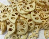 れんこんのきんぴら（アク抜きなし）作り方1写真