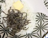 塩昆布バター焼きおにぎり作り方1写真