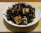 ひじきと厚揚げの炒め煮作り方10写真
