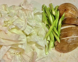 焼肉のタレで豚こまとキャベツの炒め物作り方1写真