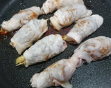 味噌がしみしみ 茗荷の豚肉巻き作り方4写真