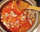 【簡単】イタリアンなトマトもつ煮こみ作り方5写真