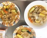 根菜甘酸味噌炒め温野菜サラダ作り方16写真