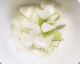 レンジもやしズッキーニオイ酢ター野菜炒め作り方5写真