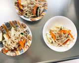 レンジもやしズッキーニオイ酢ター野菜炒め作り方9写真