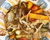 レンジもやしズッキーニオイ酢ター野菜炒め作り方15写真