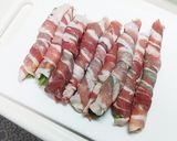 うりずん豆(四角豆)の肉巻き作り方4写真