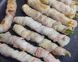 うりずん豆(四角豆)の肉巻き作り方5写真