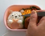すみっコぐらし・しろくまキャラ弁作り方7写真