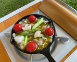 【キャンプ飯】アヒージョ作り方8写真