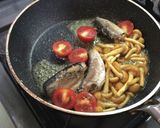 イワシのオイル漬けとなめこのソテー作り方2写真