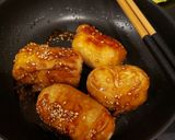 簡単コロコロ肉巻きおにぎり!~子供にも~作り方7写真