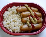 簡単！ローソンのウインナー弁当風作り方4写真