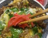 ウルトラマンドの　牛肉のフワトロ　他人丼作り方6写真
