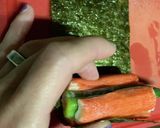 カニカマクリチオクラの海苔巻き作り方3写真