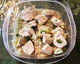 鶏胸肉の葱塩レモンダレ　火要らず&簡単作り方4写真