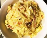 業スー☆たけのこ水煮とカニカマの天津炒飯作り方11写真