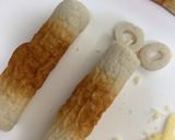 ちくわとチーズの磯辺揚げ☆作り方1写真
