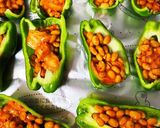 ピーマンのチーズ納豆キムチのせ作り方3写真