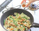 スパイス香る！ネパール風焼ビーフン作り方6写真