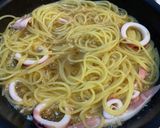 イカの七味唐辛子パスタ作り方5写真