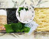 しゅうくん元気☆イカのり大葉スパゲッティ作り方1写真