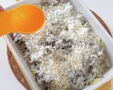 グラタン皿でつくる揚げないコロッケ作り方6写真