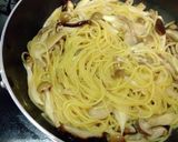 フライパン1つで時短！和風きのこパスタ作り方3写真