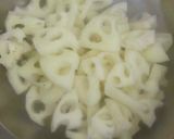 レンコンと豚肉の味噌炒め作り方1写真