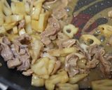 レンコンと豚肉の味噌炒め作り方6写真