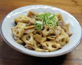 レンコンと豚肉の味噌炒め作り方8写真