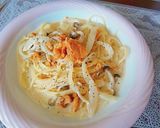 うにの豆乳クリームパスタ作り方8写真
