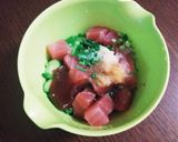 簡単☆わかめとマグロのコチュジャン和え作り方2写真