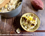 さつまいもと舞茸の炊き込みごはん作り方5写真
