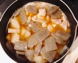 【簡単】大根と蒟蒻の田舎風煮込み作り方5写真