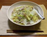 こんにゃく麺のタンメン風作り方10写真