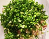 オクラ納豆ミョウガ沢庵大葉ネギまぜまぜ♪作り方3写真